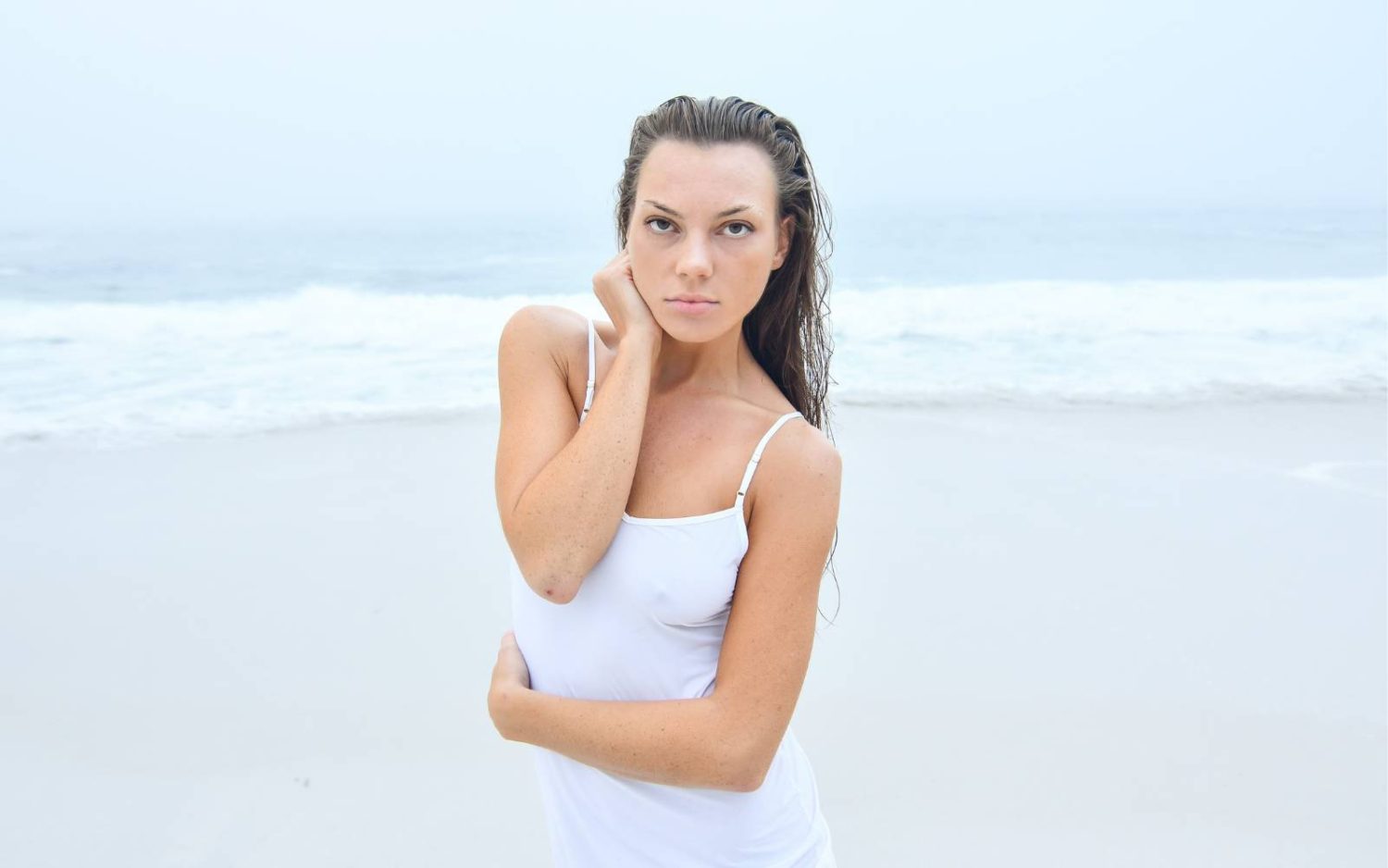Model Portfolio Photography - with a soft but dramatic feel