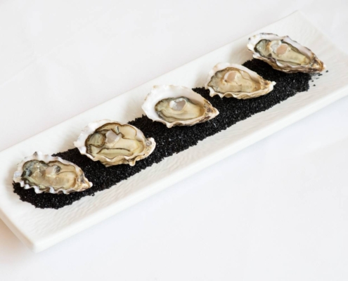 Food Photography - Super Yacht Oyster Presentation