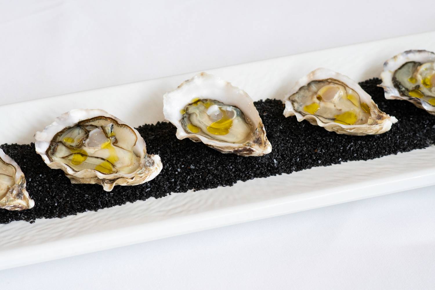 Chef Food Photography - Super Yacht Fine Dining Oysters